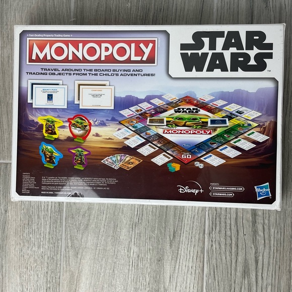 Monopoly NWT Star Wars Mandalorian Board Game - Picture 3 of 7